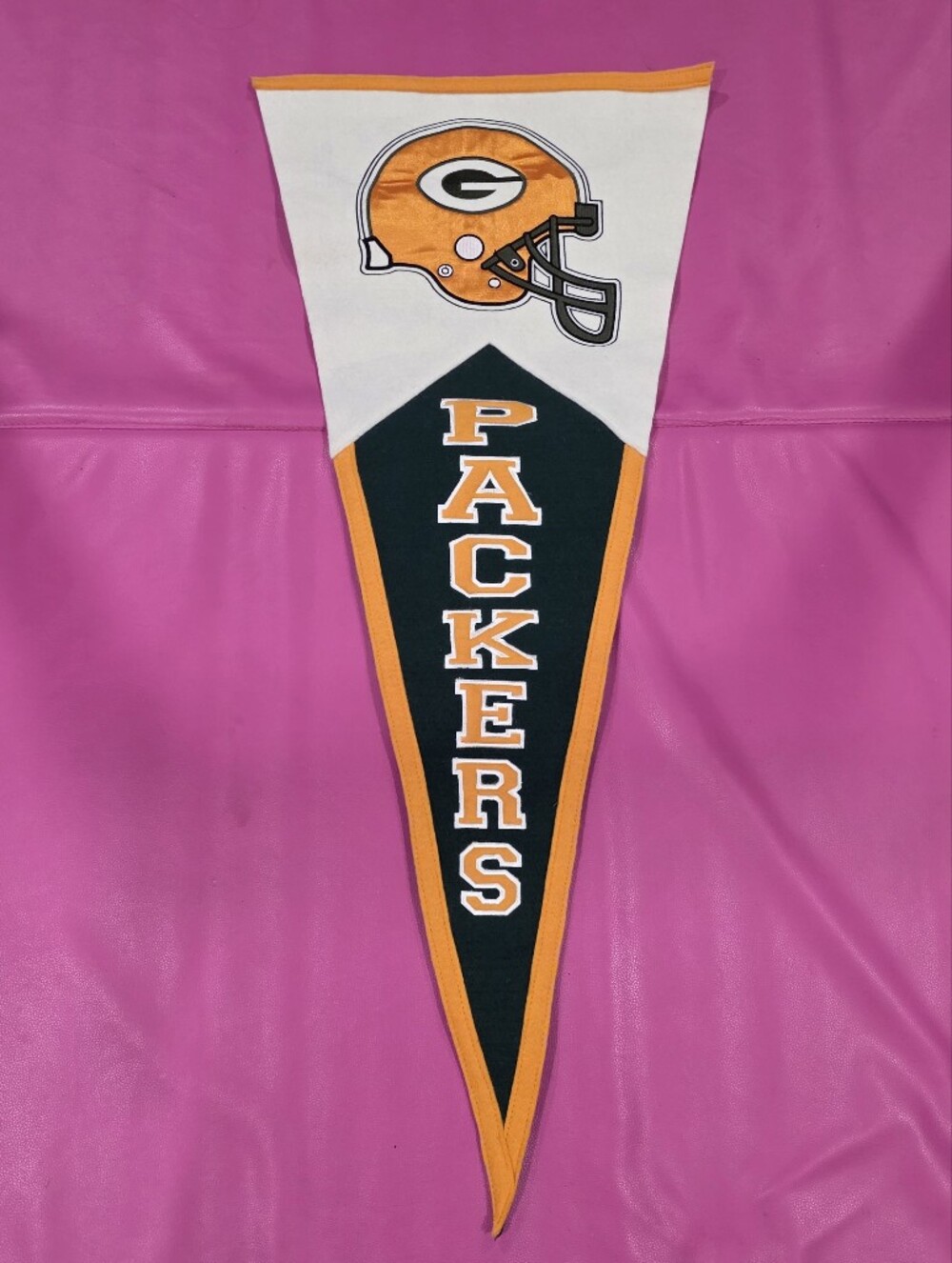 VTG Style Green Bay Packers Wool Blend Pennant - Winning Streak Sports 2005